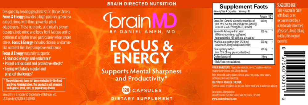 Product image for Focus &amp; Energy.