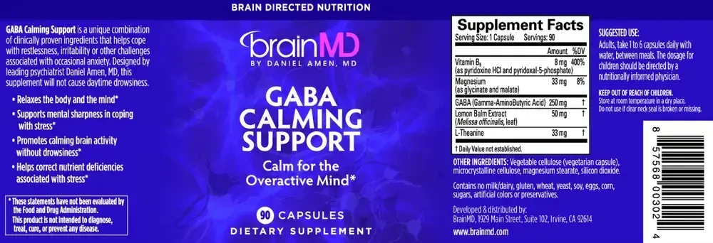 Product image for GABA Calming Support.