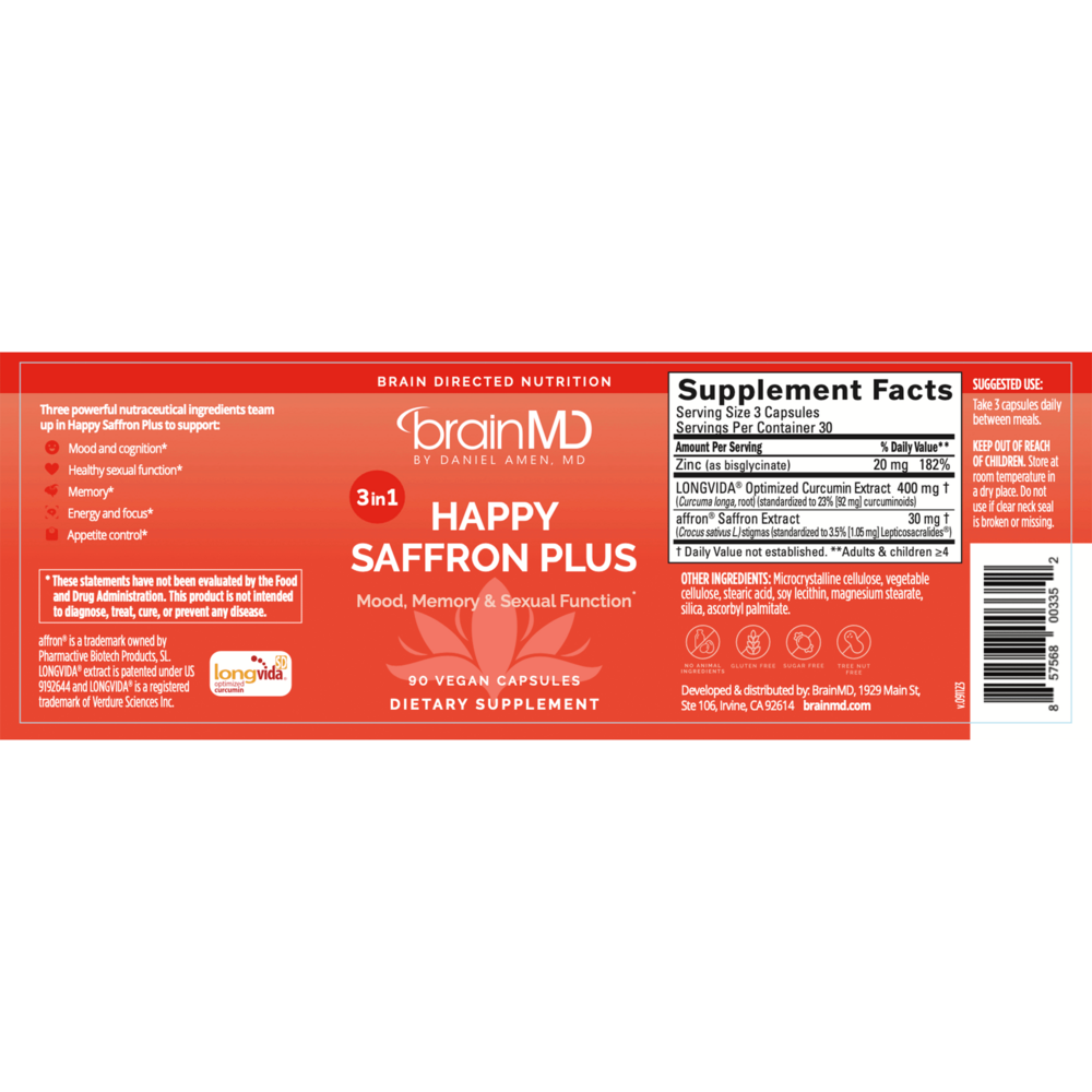 Product image for Happy Saffron Plus.