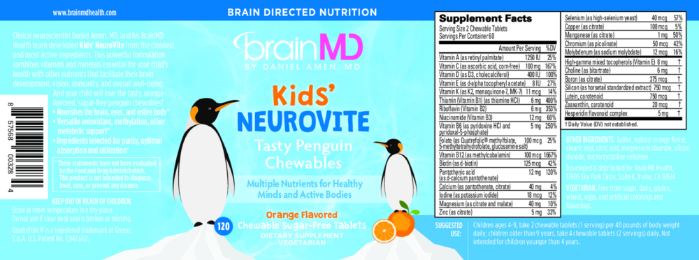 Product image for Kids NeuroVite.