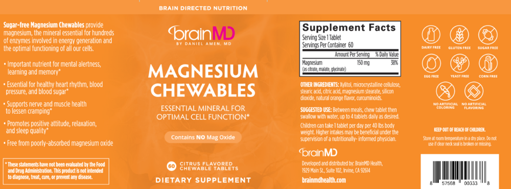 Product image for Magnesium Chewable.