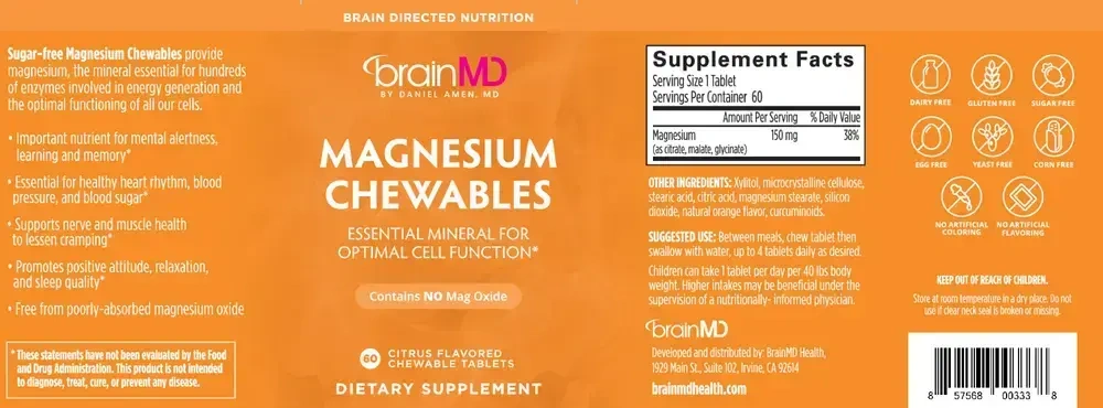 Product image for Magnesium Chewable.