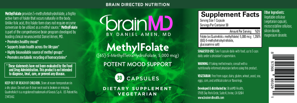 Product image for MethylFolate.