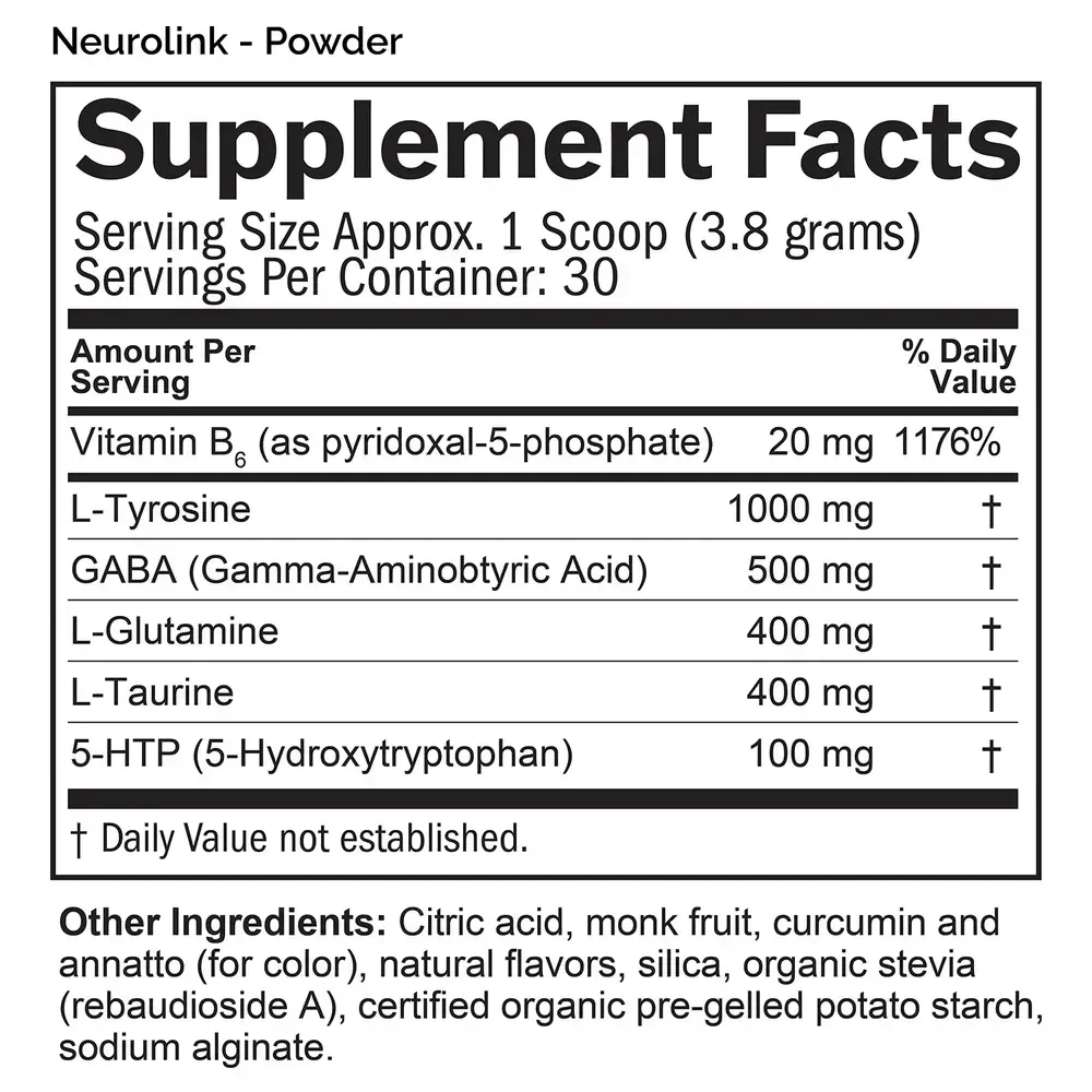 Product image for NeuroLink Powder.