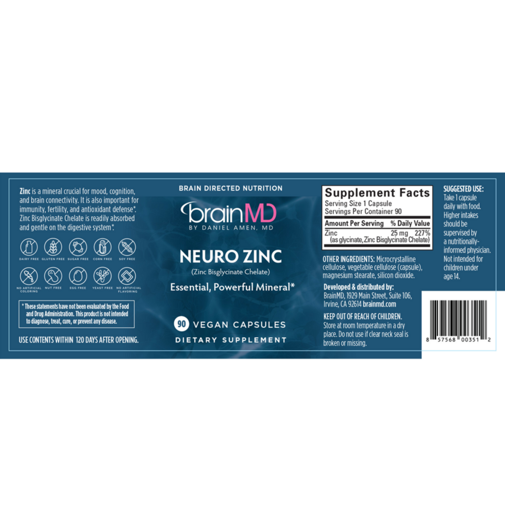 Product image for NeuroZinc.