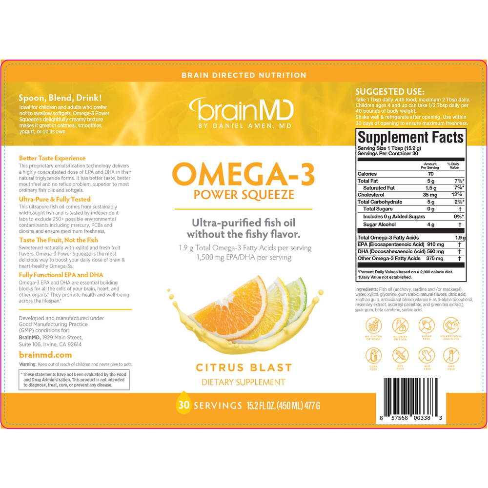 Product image for Omega-3 Power Squeeze.