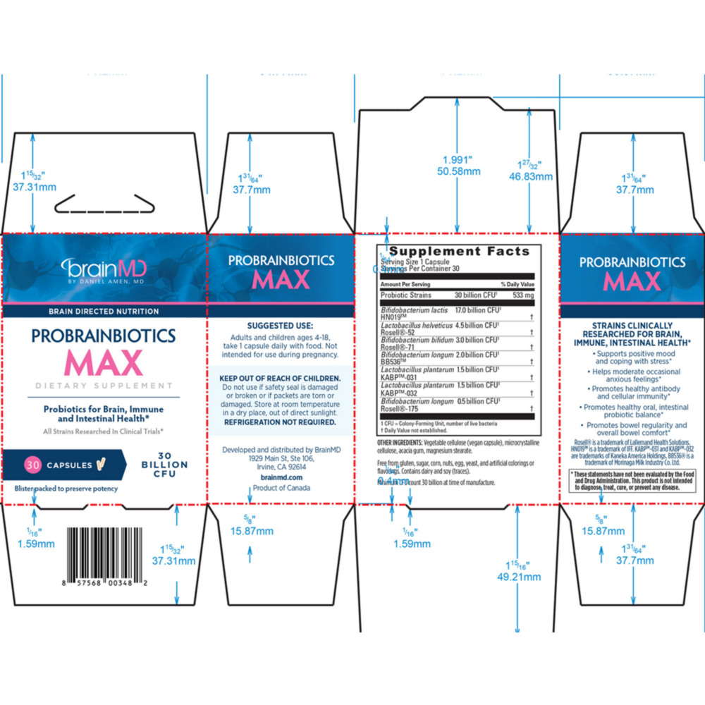 Product image for ProBrainBiotics Max.