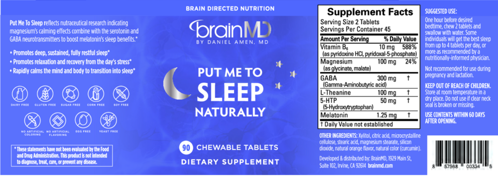 Product image for Put Me To Sleep Chewables.