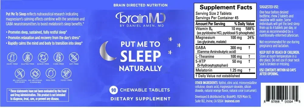 Product image for Put Me To Sleep Chewables.
