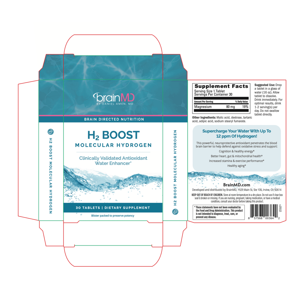 Product image for H2 Boost Molecular Hydrogen.