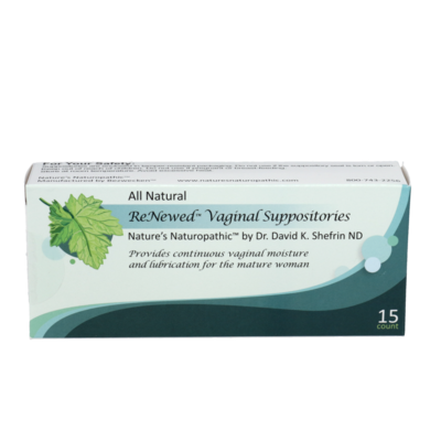 Renewed DHEA Vaginal Suppositories 15 Suppositories