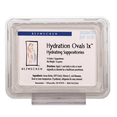 Hydration Ovals 1x 16 suppositories