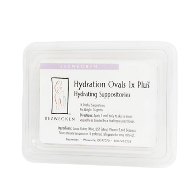 Hydration Ovals 1x Plus 16 suppositories
