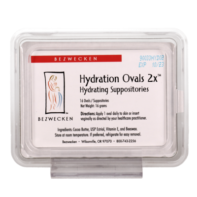 Hydration Ovals 2x 16 suppositories