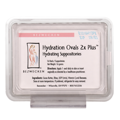 Hydration Ovals 2x Plus 16 suppositories