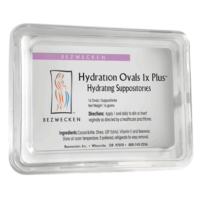 Hydration Ovals 1X Plus (California Only) 16 suppositories