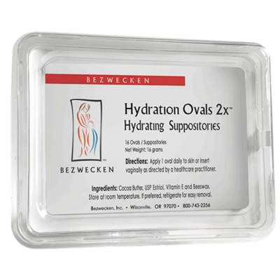 Hydration Ovals 2X (California Only) 16 suppositories