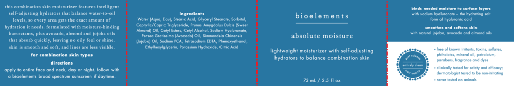 Product image for Absolute Moisture.