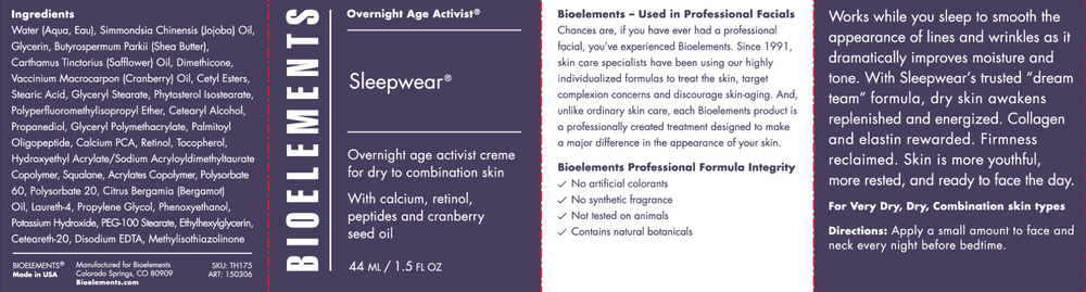 Product image for Sleepwear.