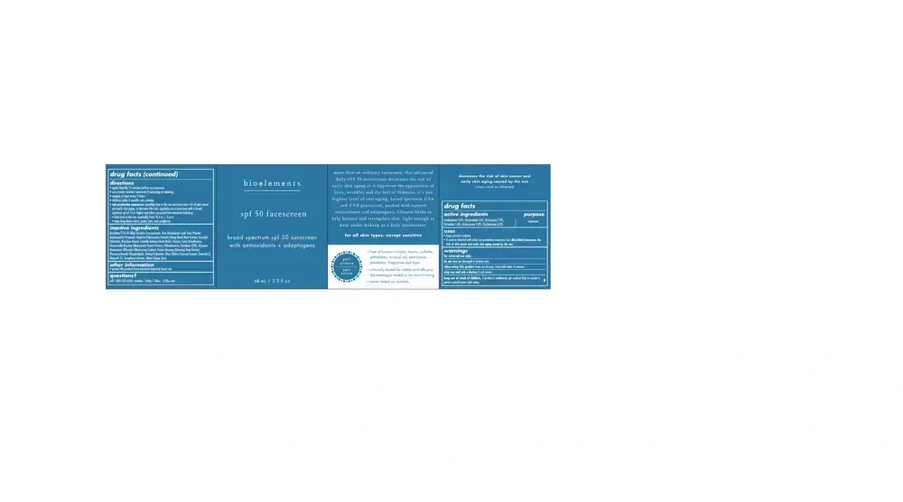 Product image for SPF50 FaceScreen.