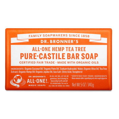 Tea Tree Pure-Castile Bar Soap 5 Ounces