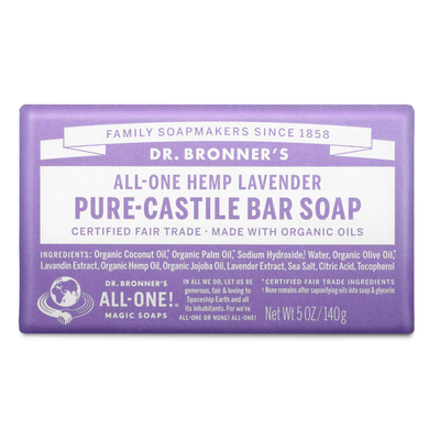 Lavender Pure-Castile Bar Soap 5 Ounces