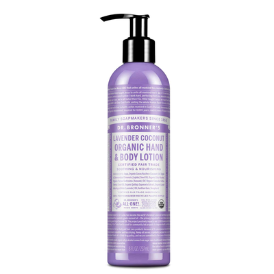 Lavender Coconut Organic Hand & Body Lotion 8 Ounces