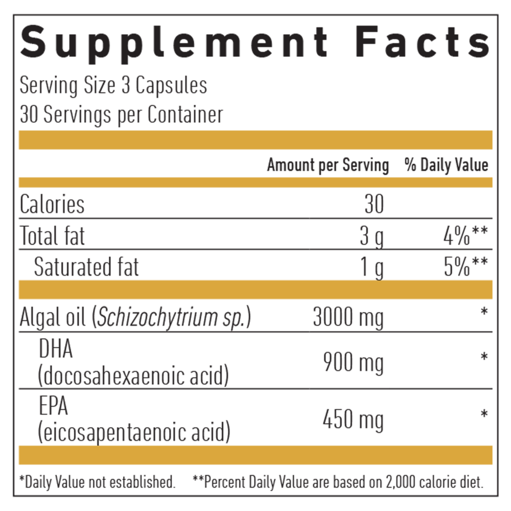 Product image for Vegan Omega 3 DHA &amp; EPA 450.