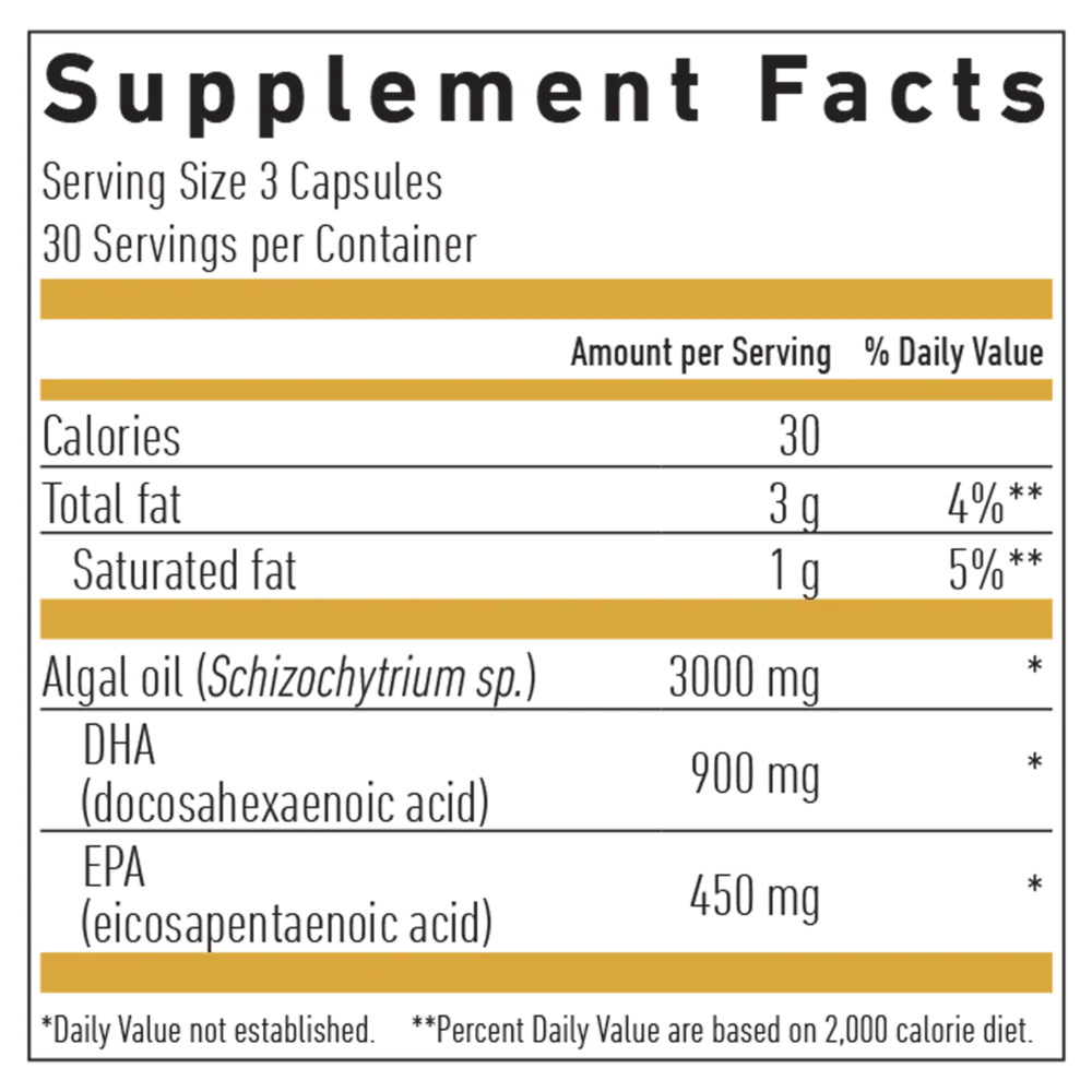 Product image for Vegan Omega 3 DHA &amp; EPA 450.