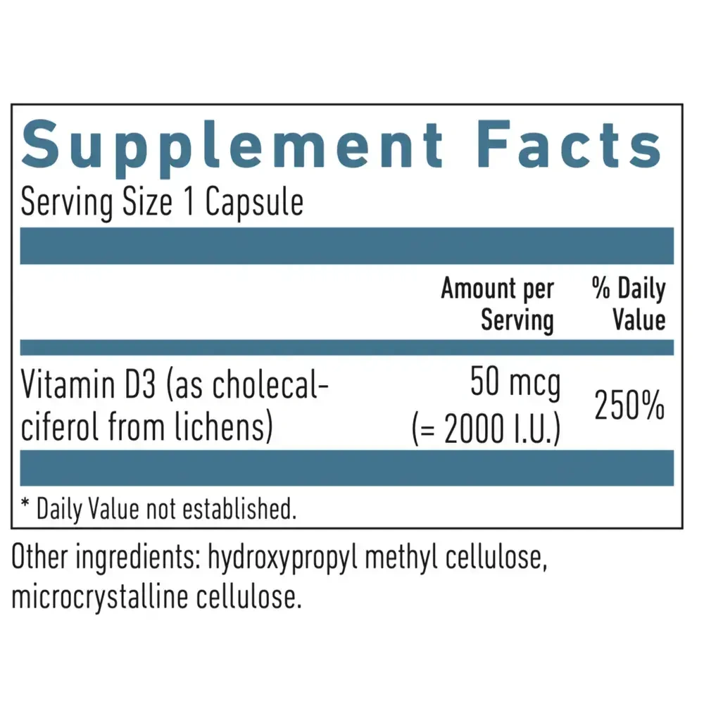 Product image for Vitamin D 2000 Vegan.