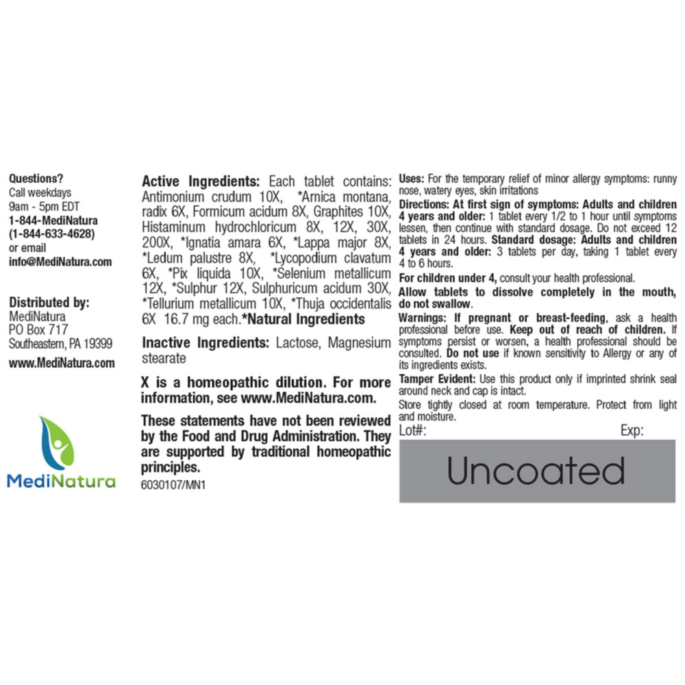 Product image for BHI Allergy.