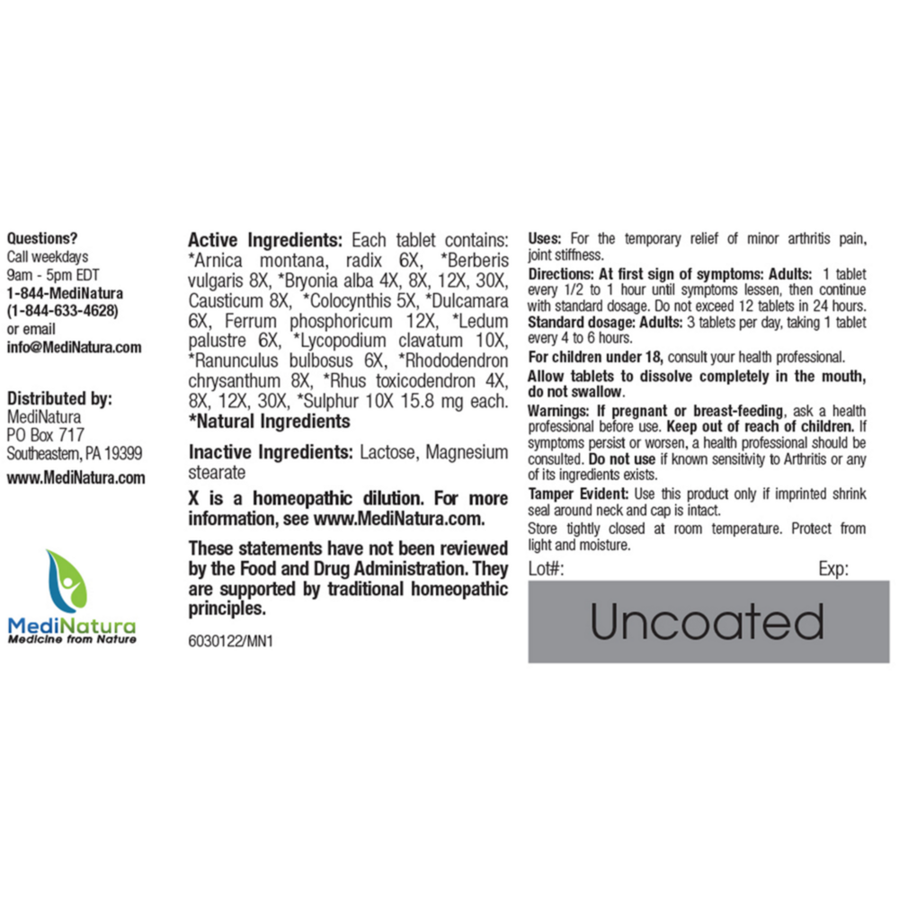 Product image for BHI Arthritis.