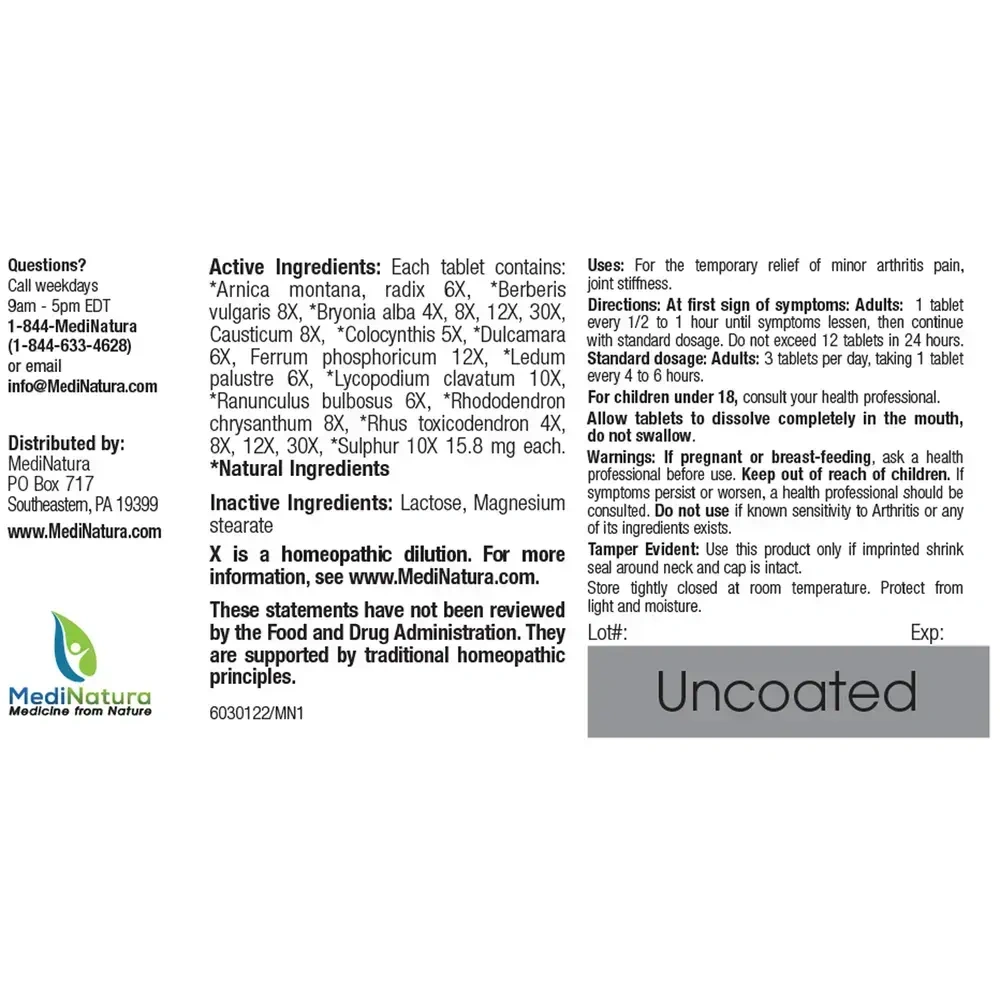 Product image for BHI Arthritis.