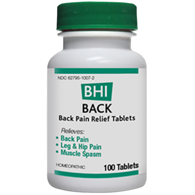 BHI Back 100 tablets