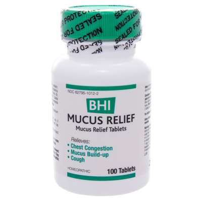 BHI Mucus Relief 100 tablets