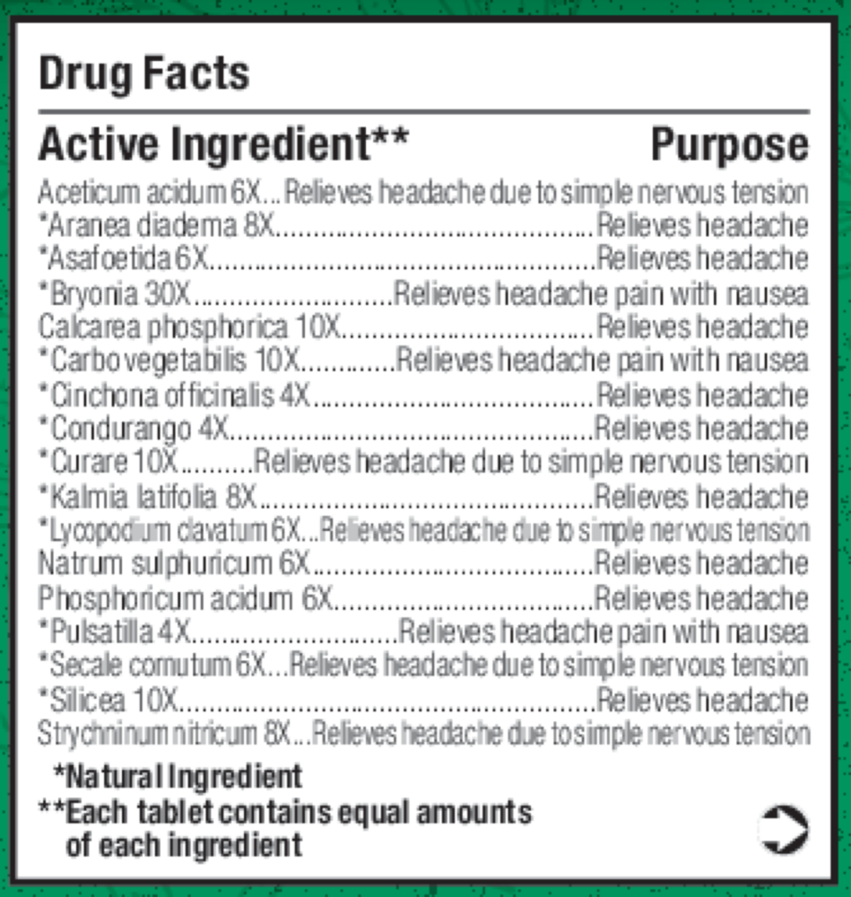 Product image for BHI Migraine.