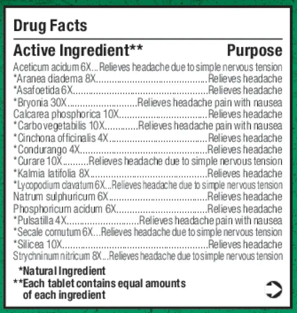 Product image for BHI Migraine.