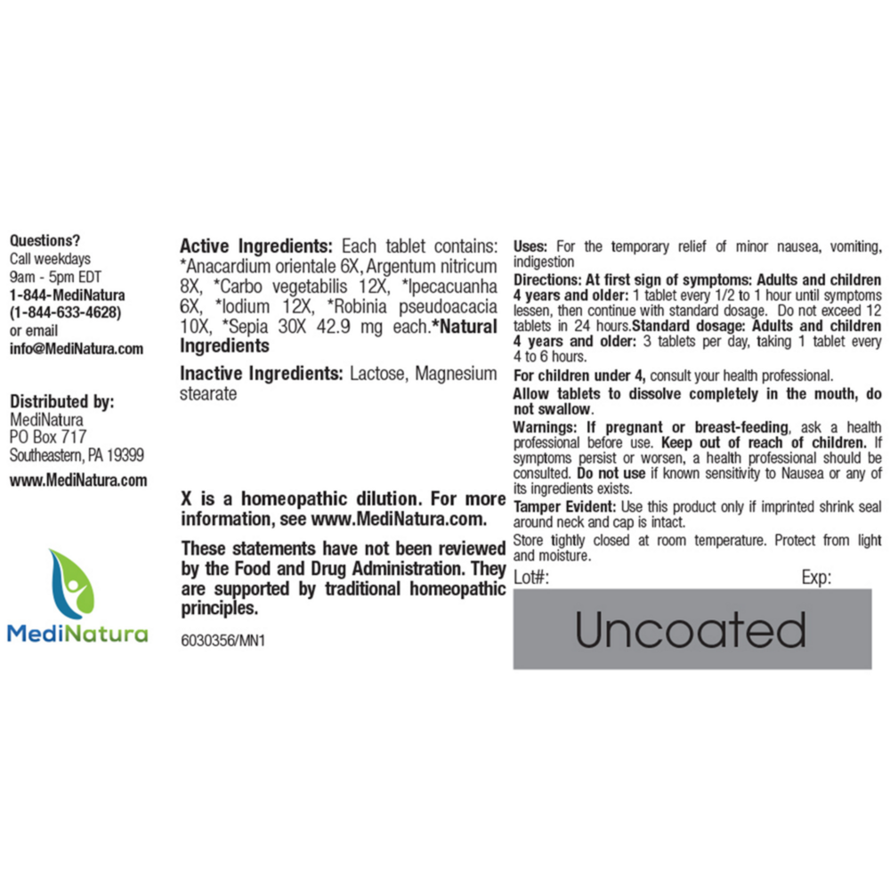 Product image for BHI Nausea.