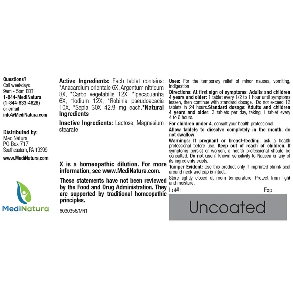 Product image for BHI Nausea.