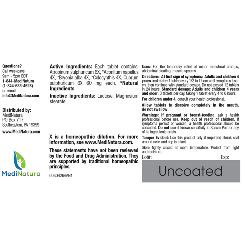 Product image for BHI Spasm-Pain.