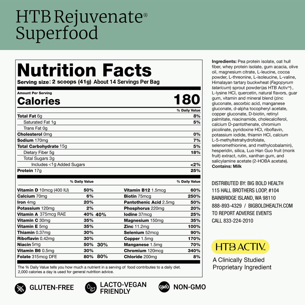 Product image for HTB Rejuvenate Superfood.