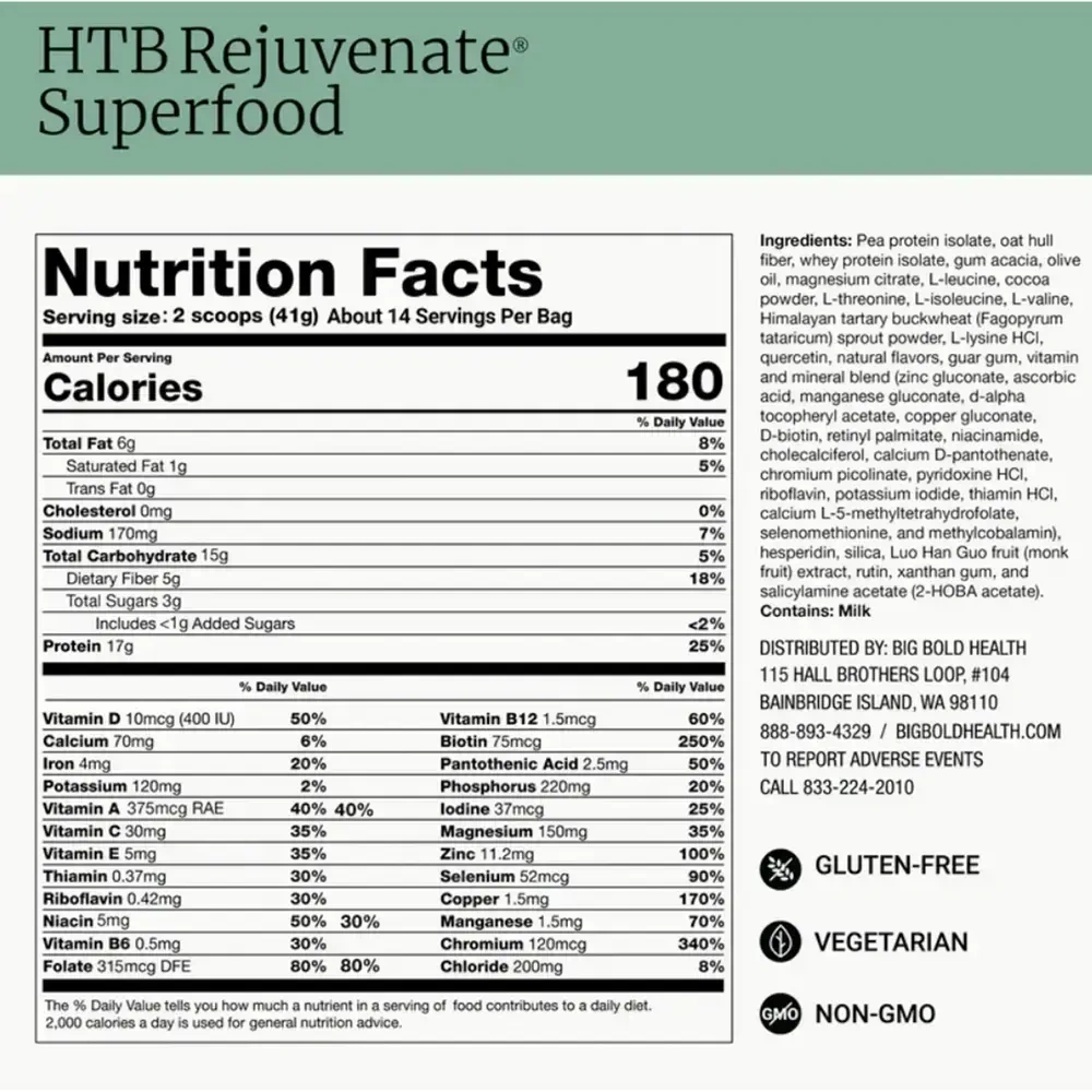 Product image for HTB Rejuvenate Superfood.