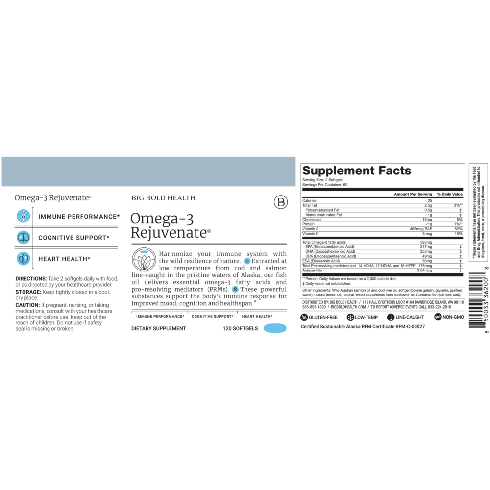 Product image for Omega-3 Rejuvenate.