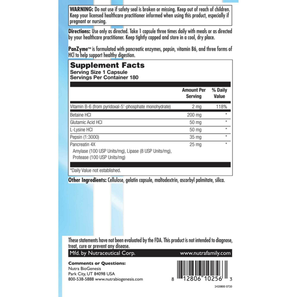 Product image for Panzyme.