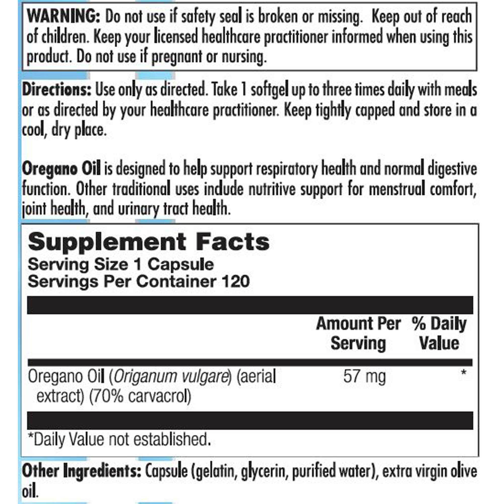 Product image for Oregano Oil.