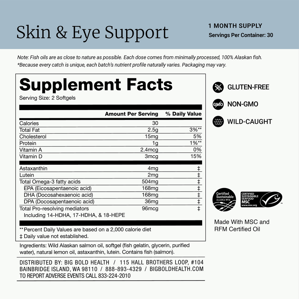 Product image for Skin &amp; Eye Support.