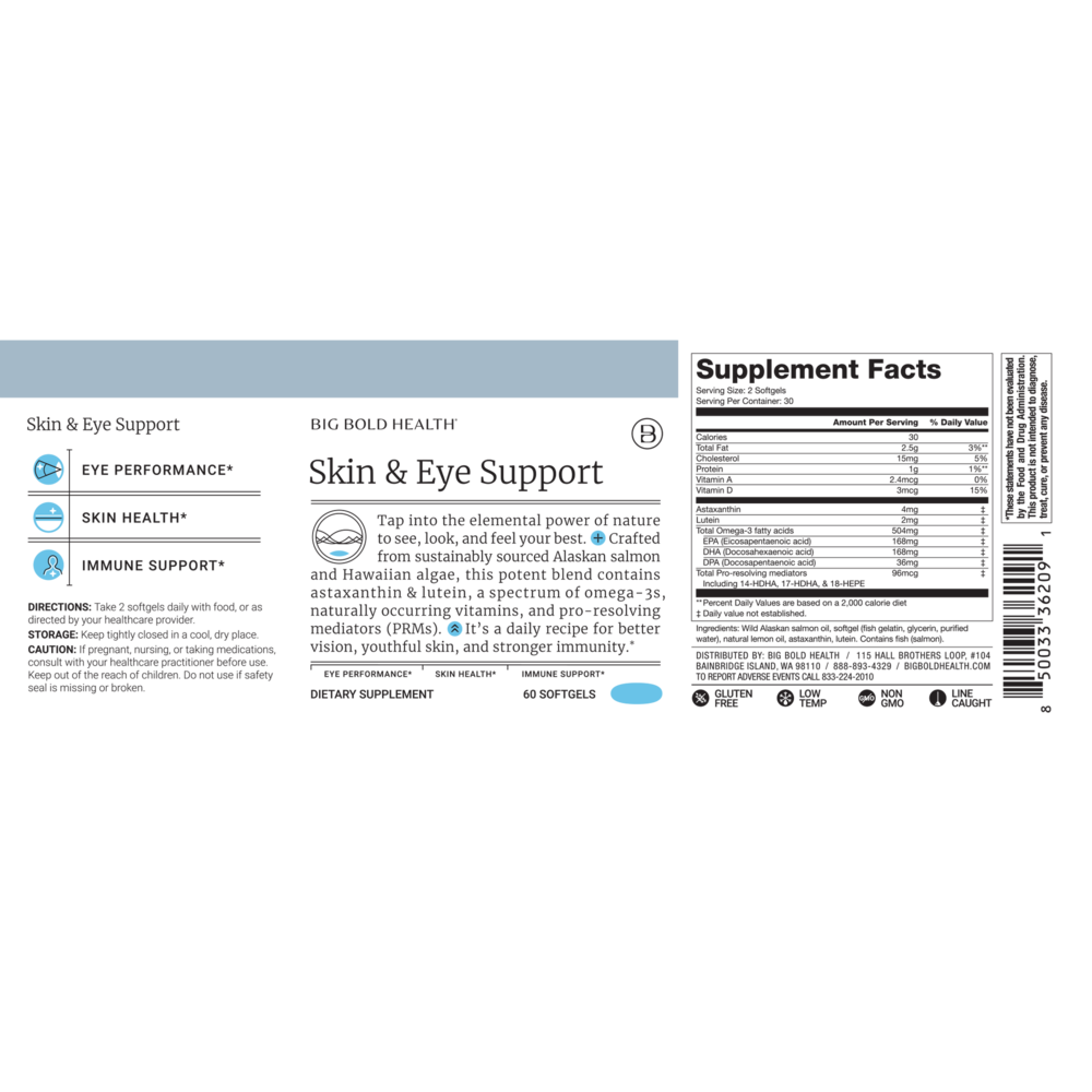 Product image for Skin &amp; Eye Health.