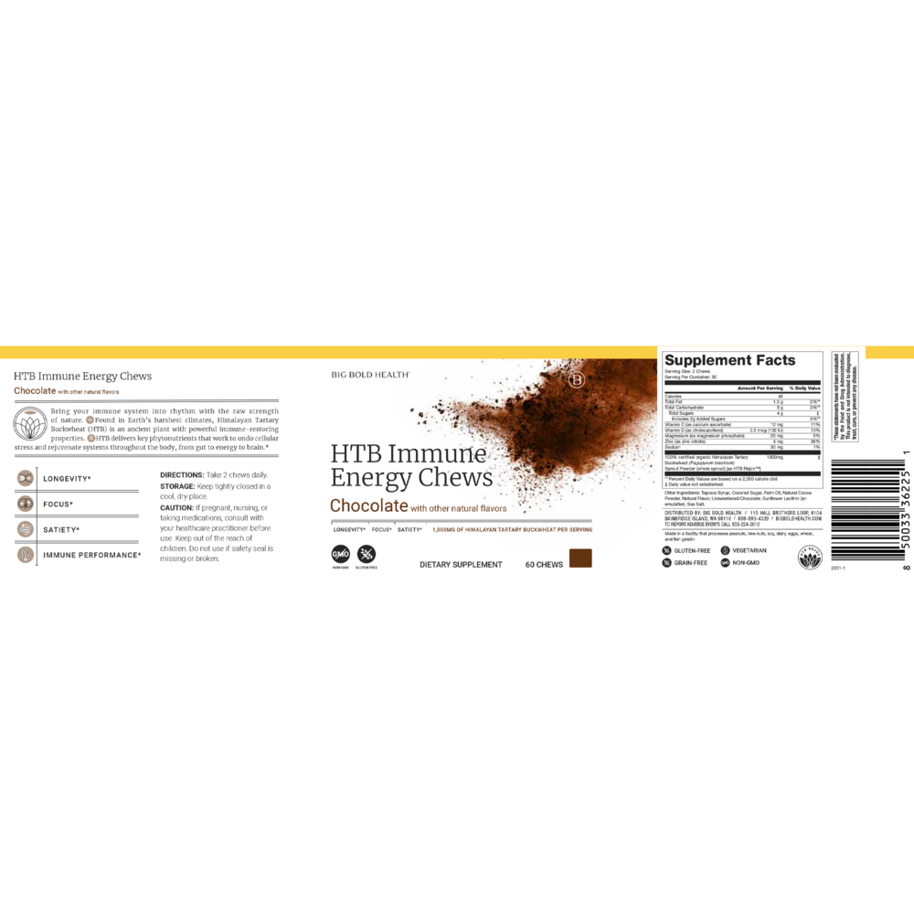 Product image for HTB Immune Energy Chews.
