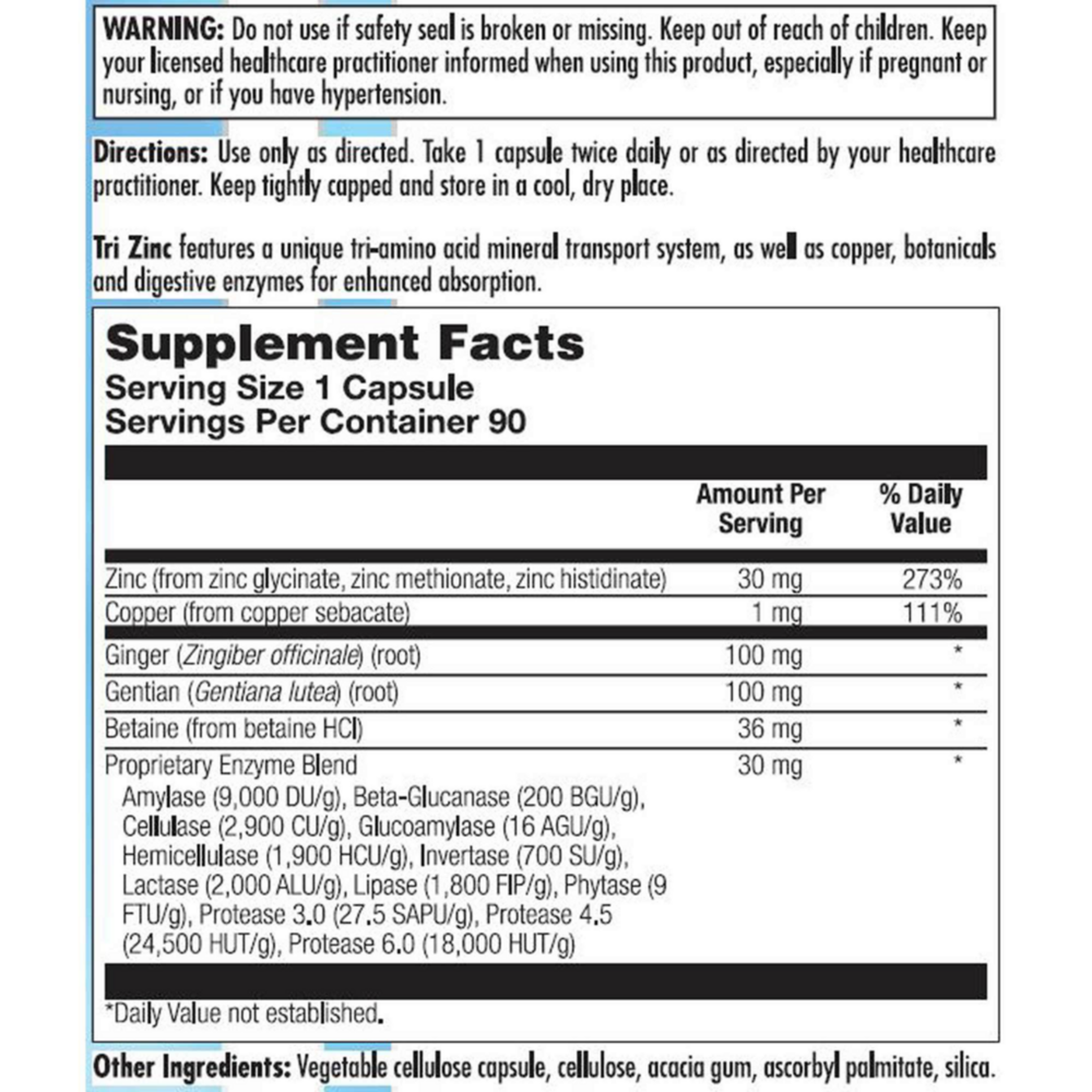 Product image for Tri-Zinc.