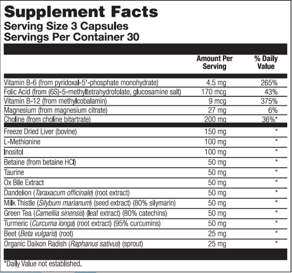 Product image for BioLiv (Lipotrophic Support Formula).
